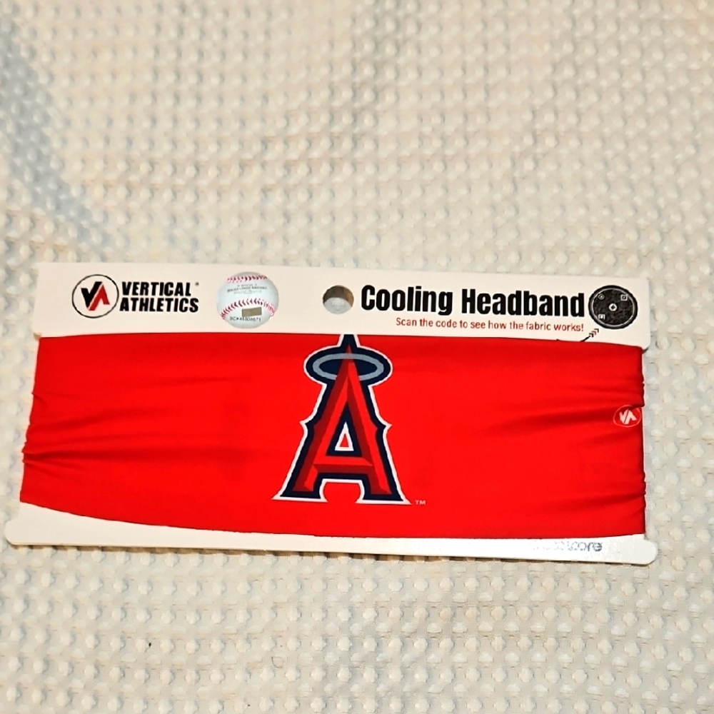 LA Angels Red Cooling Headband
